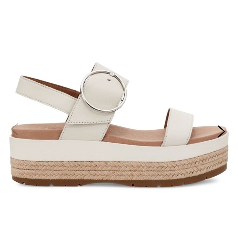 UGG April leather sandals. Very comfortable. Worn once then realized too small